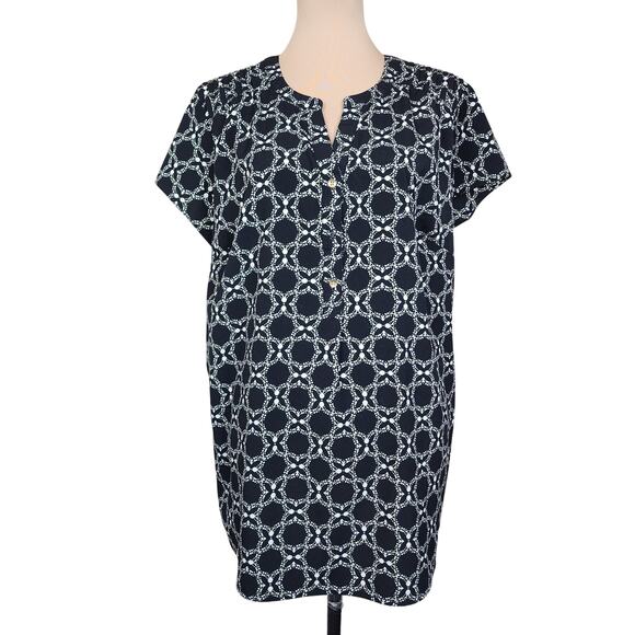 Black & White Boho Blouse - Picture 1 of 2